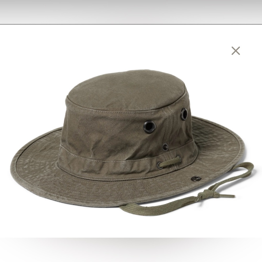 NWT Tilley Wanderer Hat Olive Green Size 7.25